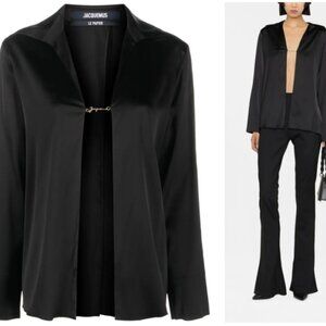 JACQUEMUS Black 'The Notte' Shirt